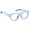 Blue, variant on Kids Smart Glasses with RGB Lights, Open Ear Bluetooth Audio Glasses, UV400 Blue Light Blocking, Built-in Mic, Hands Free Calls, Voice Control, Magnetic Charging