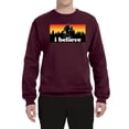 thumbnail image 2 of Wild Bobby I Believe Funny Retro Bigfoot Sasquatch Conspiracy Outdoor Hiking - Pop Culture Unisex Crewneck Sweatshirt, 2 of 6