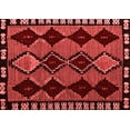 thumbnail image 1 of Ahgly Company Indoor Rectangle Abstract Red Modern Area Rugs, 6' x 9', 1 of 4