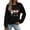 Black, variant on Cadancy Womens Christmas Sweatshirt Funny Wine Glass Print Vintage Crewneck Loose Sweatshirts Long Sleeve Winter Party Tops Xmas Holiday Pullover Outfits 2025