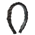thumbnail image 1 of Diadema trenzada de cabello sintético Unique Bargains Negro marrón 0.98 pulgadas, 1 of 7