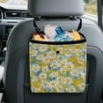 thumbnail image 5 of Xixirimido 2 Gallons Open-Top Car Trash Can Hanging Car Trash Bag Water Resistant Leakproof Trash Bag Car Accessories for Women Men, Daisy Flower Yellow, 5 of 8