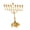Gold, variant on Lynono Co.,Ltd Metal Menorah Candelabra Hanukkah Menorah Jewish Candle Holders Home Decors