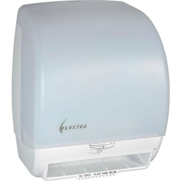 Fixture Automatic Adjustable Touchless Paper Towel Roll Dispenser, White