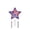 B, variant on American Independence Day Star Wind Chime Hanging Ornament - Patriotic Red, Blue, and White Stars and Stripes Outdoor Patio/Balcony Decoration