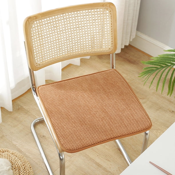 Cojín de Asiento, Estilo Primavera/Verano, Estampado Clásico Vintage, Cojín de Oficina con Relleno Antideslizante