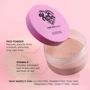 KimChi Chic Puff Puff Pass Set and Bake Loose Setting Powder for Makeup, Matte Face Powder, 05 Suntan, 0.70 oz