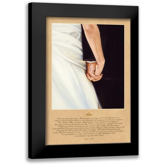 Mohr, Bonnie 11x14 Black Modern Framed Museum Art Print Titled - I Do