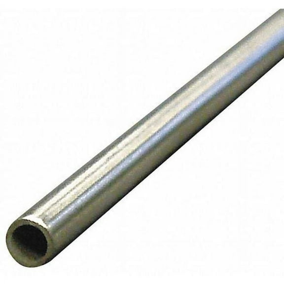 ZoroSelect 1/4" OD x 6 ft. Seamless 304 Stainless Steel Tubing