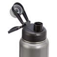 thumbnail image 4 of Amazon Basics Botella de Agua Aislada de Acero Inoxidable Grande, Tapa con Boquilla, 30.1 onzas, Gris, 4 of 6