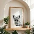 thumbnail image 5 of Baby Fo - Photography Fox Wildlife Black and White Animal Nature Portrait Minimalist Unframed Wall Art Print 5 x 7 inches, 5 of 60