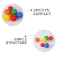 thumbnail image 3 of MOVTOTOP 50pcs Empty Colored Round Capsules Capsule Toys Small Plastic Balls 5cm Vending Machine Capsules Balls Small Bingo Raffle Drawing Balls Openable Gumball Container For Easter Favor Red, 3 of 8