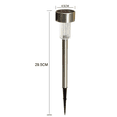thumbnail image 4 of Luz solar LED para jardín al aire libre, luz solar para exteriores, linterna, iluminación de paisaje impermeable, utilizada para pasillos, patios, jardines y césped, 4 of 5