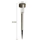 thumbnail image 4 of Luz solar LED para jardín al aire libre, luz solar para exteriores, linterna, iluminación de paisaje impermeable, utilizada para pasillos, patios, jardines y césped, 4 of 5