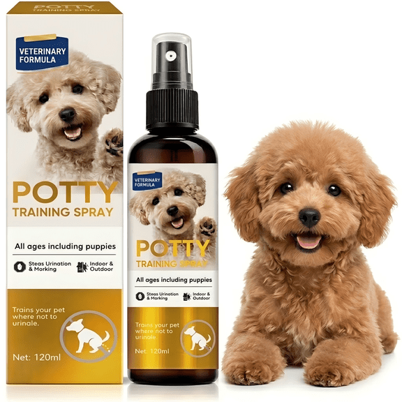 Potty Training Spray for Dogs, Dog Deterrent Spray for Indoor & Outdoor, 120ML