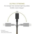 thumbnail image 6 of Native Union Belt Cable - 10ft Ultra-Strong Cable USB Type C for iPhone 13 and earlier (Indigo), 6 of 6