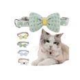 thumbnail image 1 of Set De 4 Collares Con Moño Para Gato Y Perros Razas Pequeñas Xtellar verde, 1 of 4