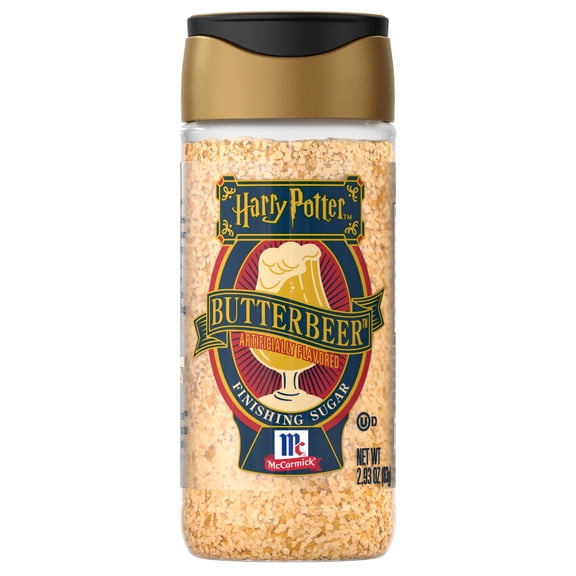 McCormick Kosher Harry Potter Butterbeer Finishing Sugar, 2.93 oz Bottle