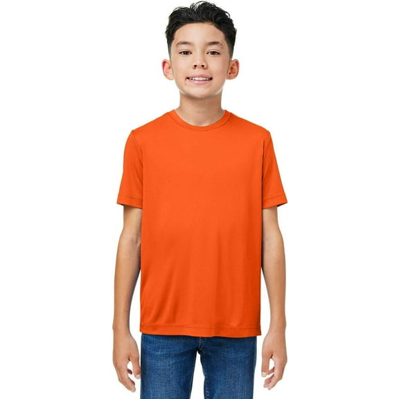 CORE365 CE10Y Youth Capital Performance T-Shirt - CAMPUS ORANGE