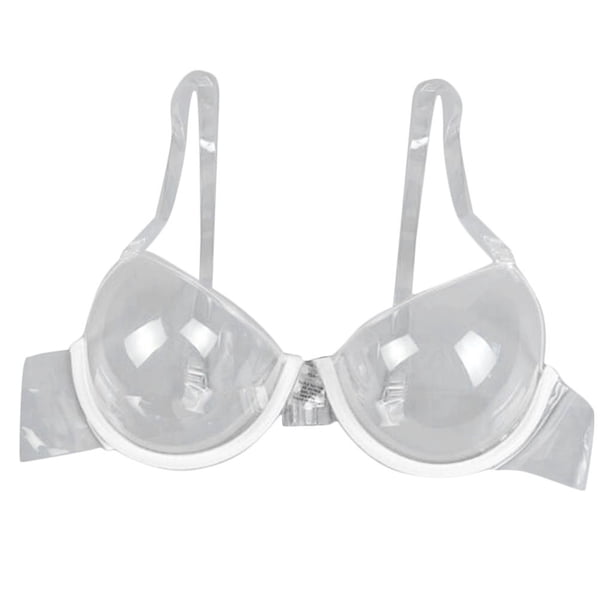 Sujetadores con Aros para Mujer, Acolchado, Desechable, Suave, Cubierta Completa, Ropa Interior, Bikini - claro, 32A Zulema Sujetador transparente desechable suave