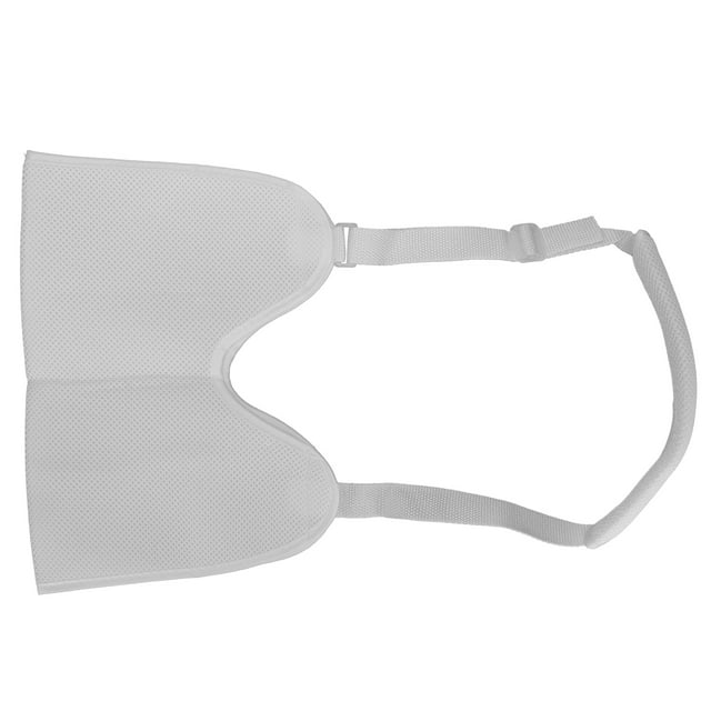 Cabestrillo de malla ajustable y transpirable para el hombro, soporte estable para muñeca y brazo, para lesiones rotas en blanco