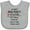 AC-Heather Grey, variant on Inktastic My First New Year's Resolutions Boys or Girls Baby Bib