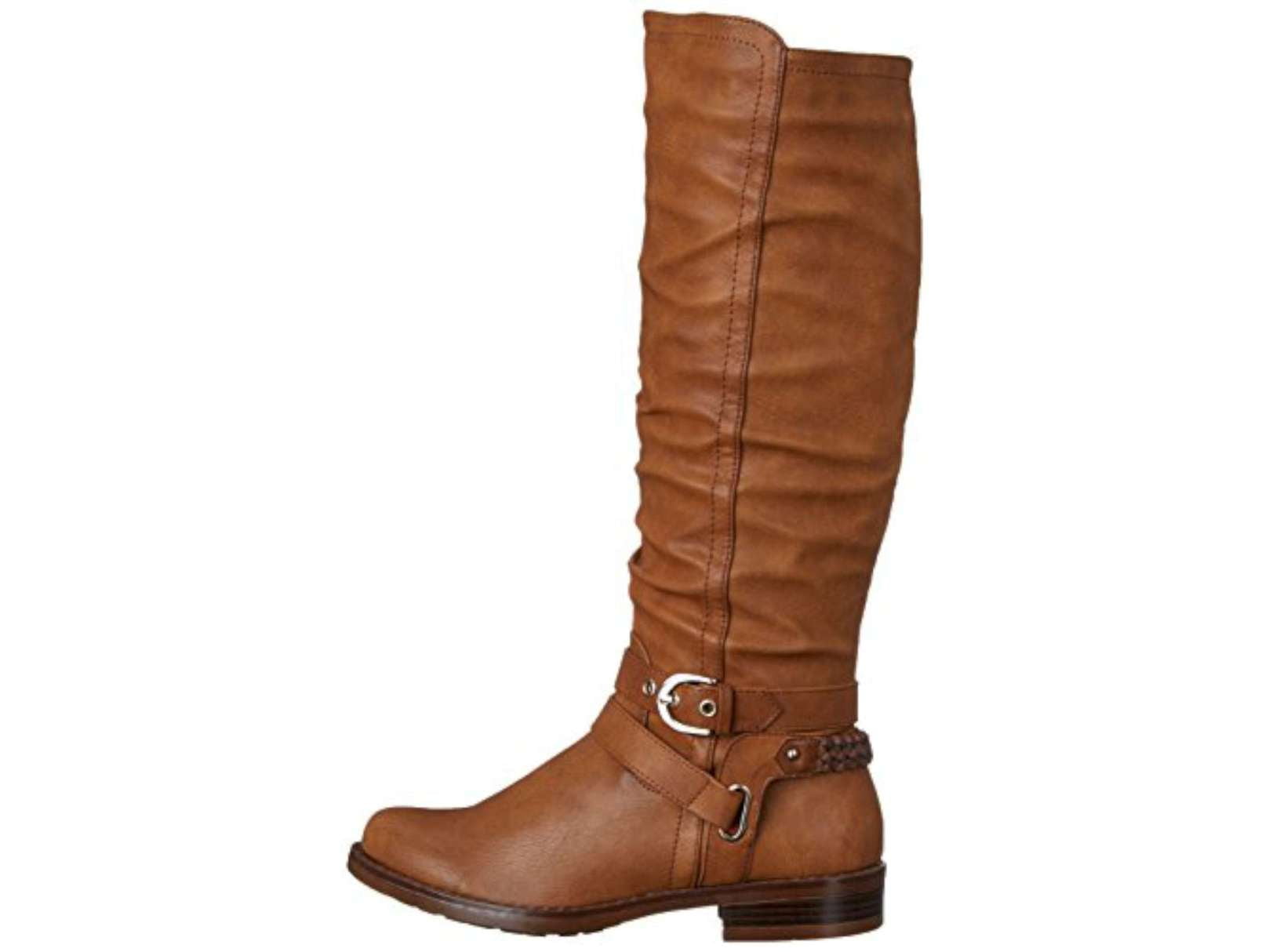 XOXO Womens Martin Closed Toe Knee High Riding Boots