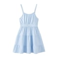 thumbnail image 2 of Freshbabe Girls Sleeveless Striped Tiered Cami Dress, Casual Summer Dress for Beach, Vacation and Daily Wear, 2 of 6