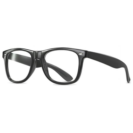 Condition photo showing New/Like New for Retro Fashion Nerd Non-Prescription Clear Lens Glasses for Men Women - Pretend Cosplay Costume Fake Eyeglasses