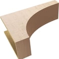 thumbnail image 6 of 10"W x 30"D x 20"H Classic Stockport Rough Cedar Woodgrain TimberThane Corbel, Primed Tan, 6 of 6