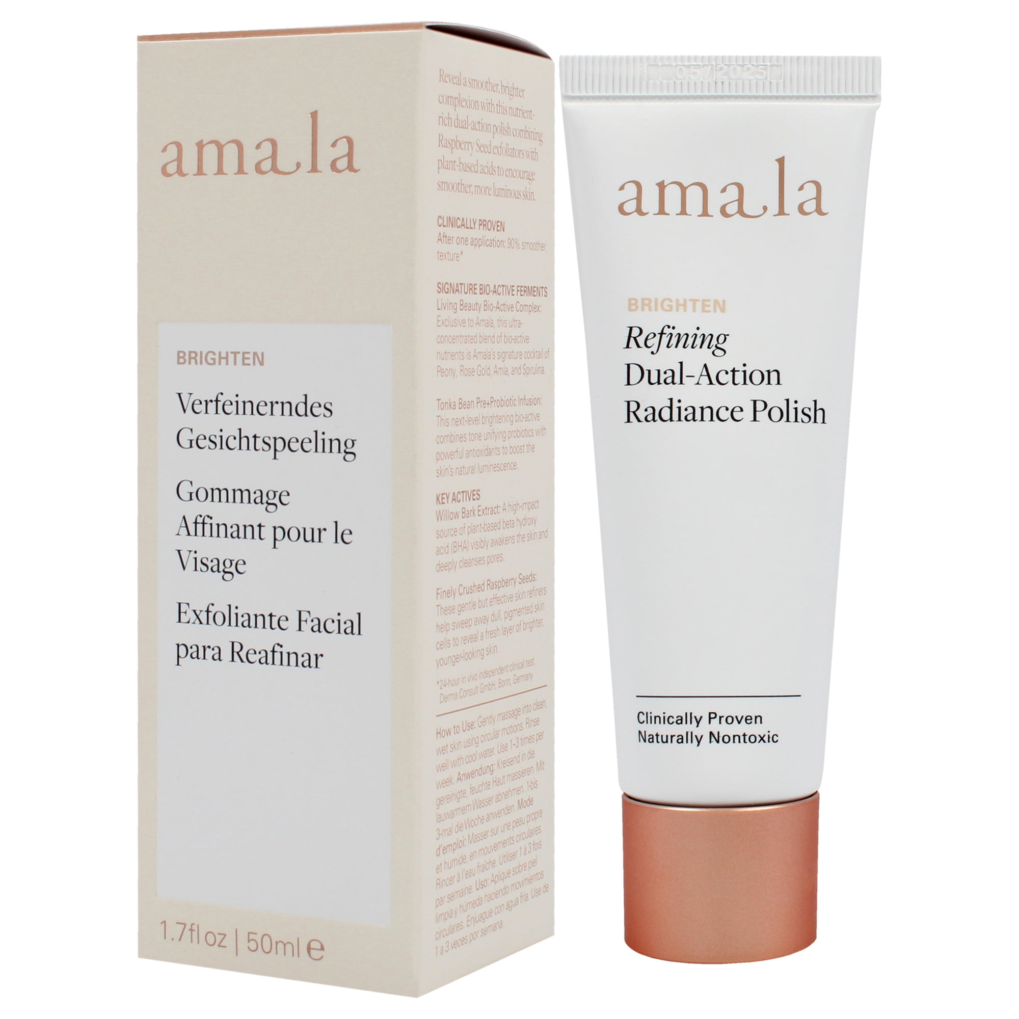 Amala Refining Dual-Action Radiance Polish , 1.7 oz Exfoliator