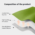 thumbnail image 4 of allisandro Calming Furniture Protector Dog Bed with Soft Neck Bolster, Waterproof Faux Fur Couch Cover with Removable Cover, 42 x 38 x 5 Inches, Green, 4 of 5