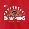 thumbnail image 4 of Men's Fanatics  Red Florida Panthers 2025 Eastern Conference Champions Local Hometown T-Shirt, 4 of 4