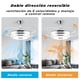 thumbnail image 4 of CITYLUZ VENTILADOR DE TECHO 4 ASPAS INVISIBLES CON BOCINA Y CONTROL REMOTO LUZ LED NEGRO 49CM X 34CM INCLUYE 1 UNIDAD, 4 of 5
