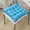 Sky Blue, variant on Outdoor Chair Cushions Round,Polka Chair Cushion,Retro Chair Seating Cushion Set,Vintage Polka Dots Big Plain Circular Round Forms Nostalgic Girlish Art Design(Pink 16*16in)from ANMUYUM