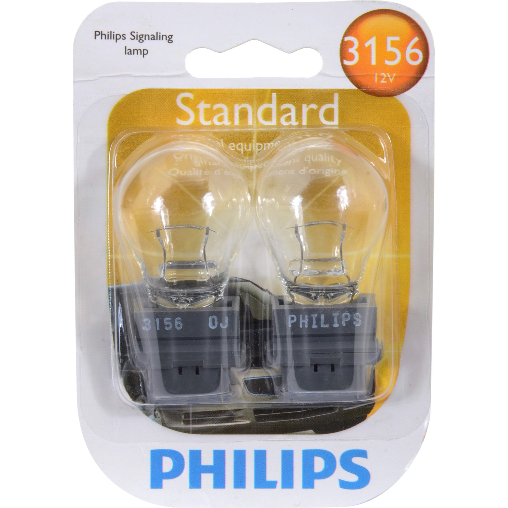 Philips Standard Miniature 3156, Pack of 2