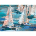 thumbnail image 2 of Harper, Ethan 18x15 Black Ornate Wood Framed with Double Matting Museum Art Print Titled - Pop Regatta I, 2 of 4