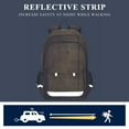 thumbnail image 5 of FORMRS Unisex School Backpack 17" Student Travel Bag with Laptop Compartment, Wood Grain, 5 of 7