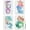 Mermaid, variant on 4pcs Mermaid Stencil 11.7×8.3inch Large Sea Ocean Creatures Stencils with Paint Brush Dreamy Sea Life Stencils Drawing Template for DIY Craft Furniture Wood Canvas Paper