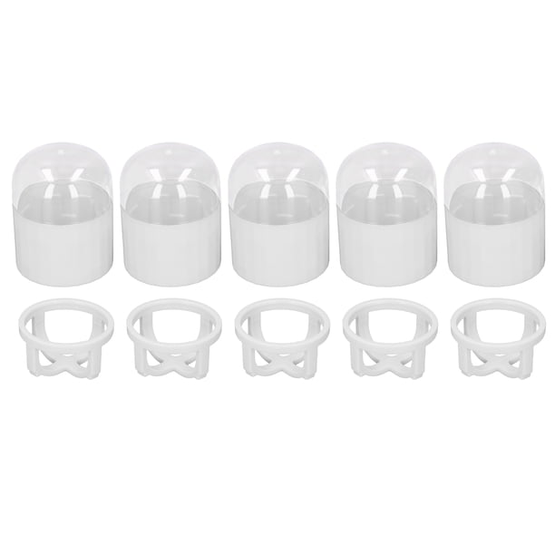Contenedor de esponja de belleza, 5 piezas de esponja de maquillaje de viaje, estuche de viaje, estuche de esponja de belleza diseñado para profesionales