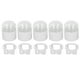 thumbnail image 2 of Contenedor de esponja de belleza cubierta superior transparente soporte de esponja de maquillaje blanco portátil con soporte hueco y aireado para joyería ANGGREK Otros, 2 of 8