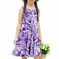 thumbnail image 6 of Piuwrlz Girls Summer Dresses Girl Casual Play Dresses Pleated Skirts Multicolor Size 13 Years, 6 of 6
