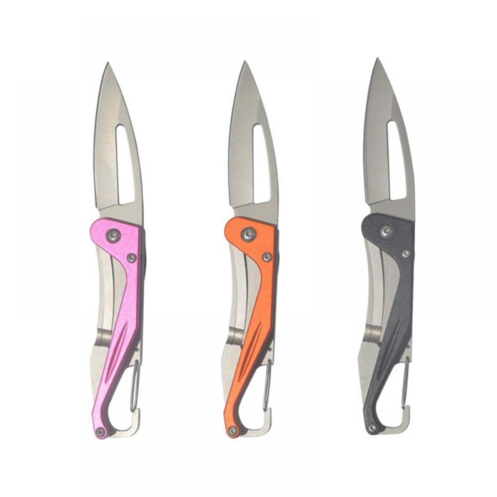 Folding Knife Mini Folding Pocket Knife Stainless Steel Multifunctional Camping Climbing Knife w