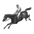 thumbnail image 3 of CafePress - Steeplechase White T Shirt - Men's Classic Cotton T-Shirts, 3 of 3