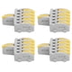 thumbnail image 5 of Conector rápido SPL de 20 piezas, 1 en 5 salidas, divisor PushType, Terminal de cable de Material de cobre y PC (amarillo) VoborMX herramienta, 5 of 8