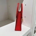 thumbnail image 4 of Michael Kors by Mercer Women's Pebbled Leather Crossbody Bag, Flame Red, 4 of 7