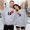 Grey, variant on Couples Matching Sweatshirt His and Her Crewneck Pullover Personalized Anniversary Sweater Valentines Day Gift