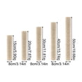 thumbnail image 3 of Cat Scratching Post Replacement, Natural Sisal Rope Cat Tree Parts for Furniture Repair, 3.14in Diameter Kitty Scratcher Pole, 6-20in Length, 3 of 8