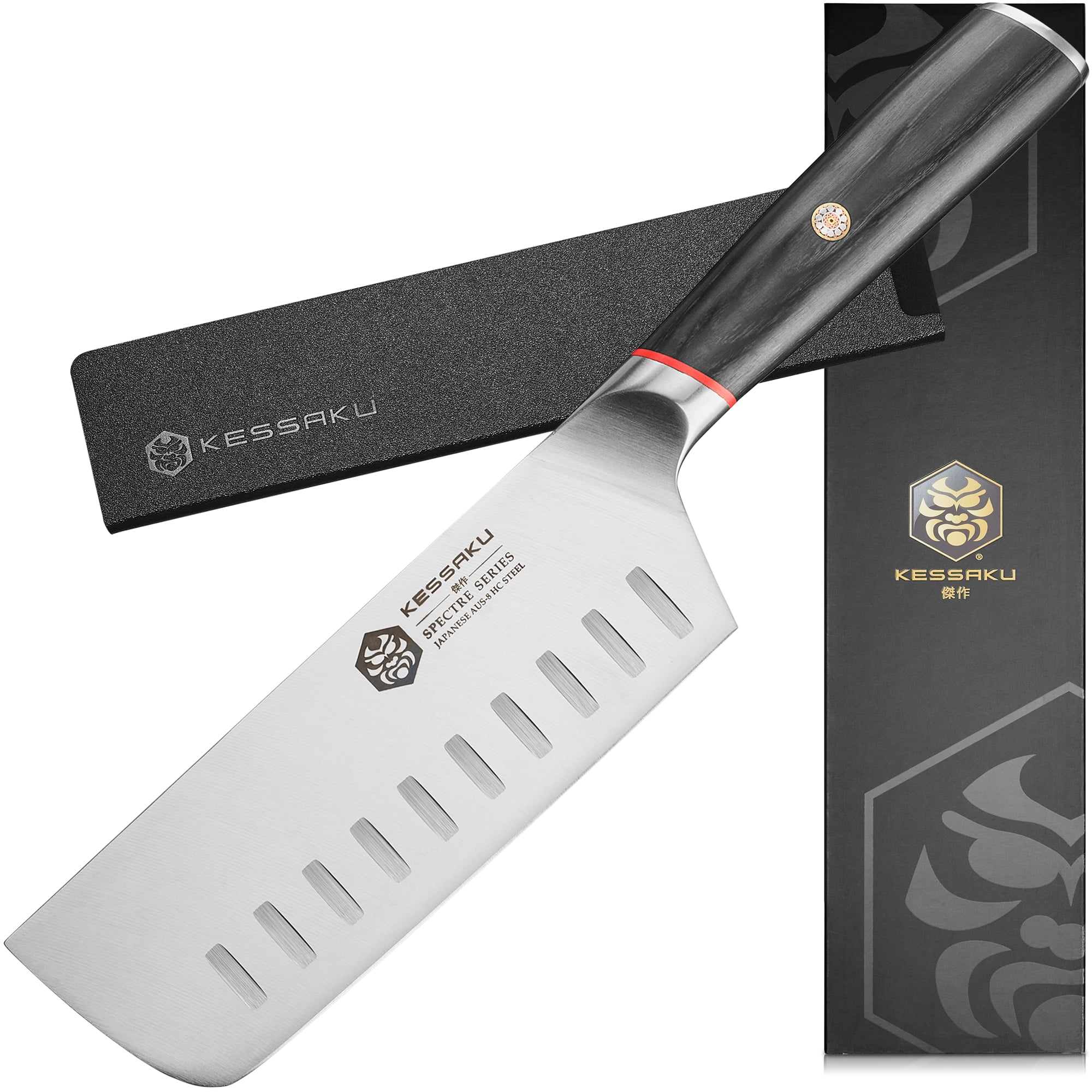 Kessaku 6Inch Nakiri Vegetable Cleaver Spectre Series