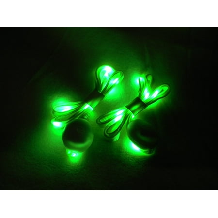 

Green Light Up Shoelaces (Pair)